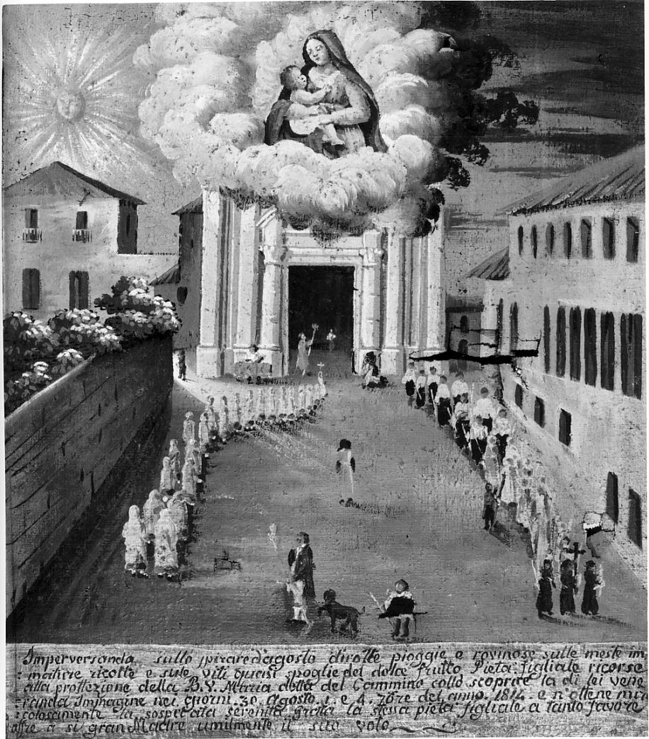 ex voto, opera isolata - ambito bresciano (sec. XIX)