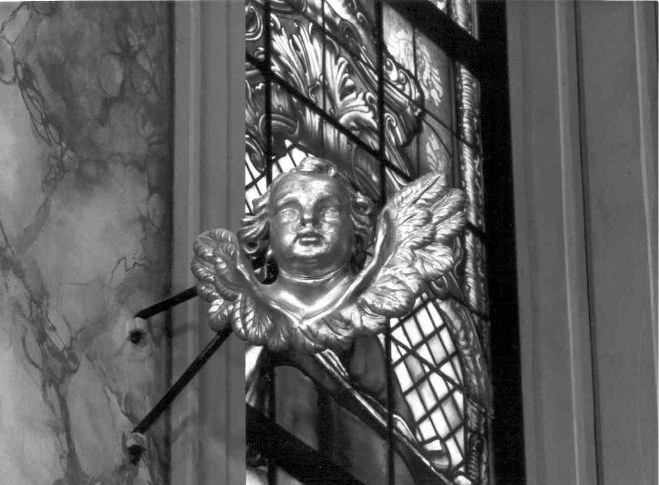 angioletti (decorazione plastica, serie) - ambito bresciano (seconda metà sec. XIX)