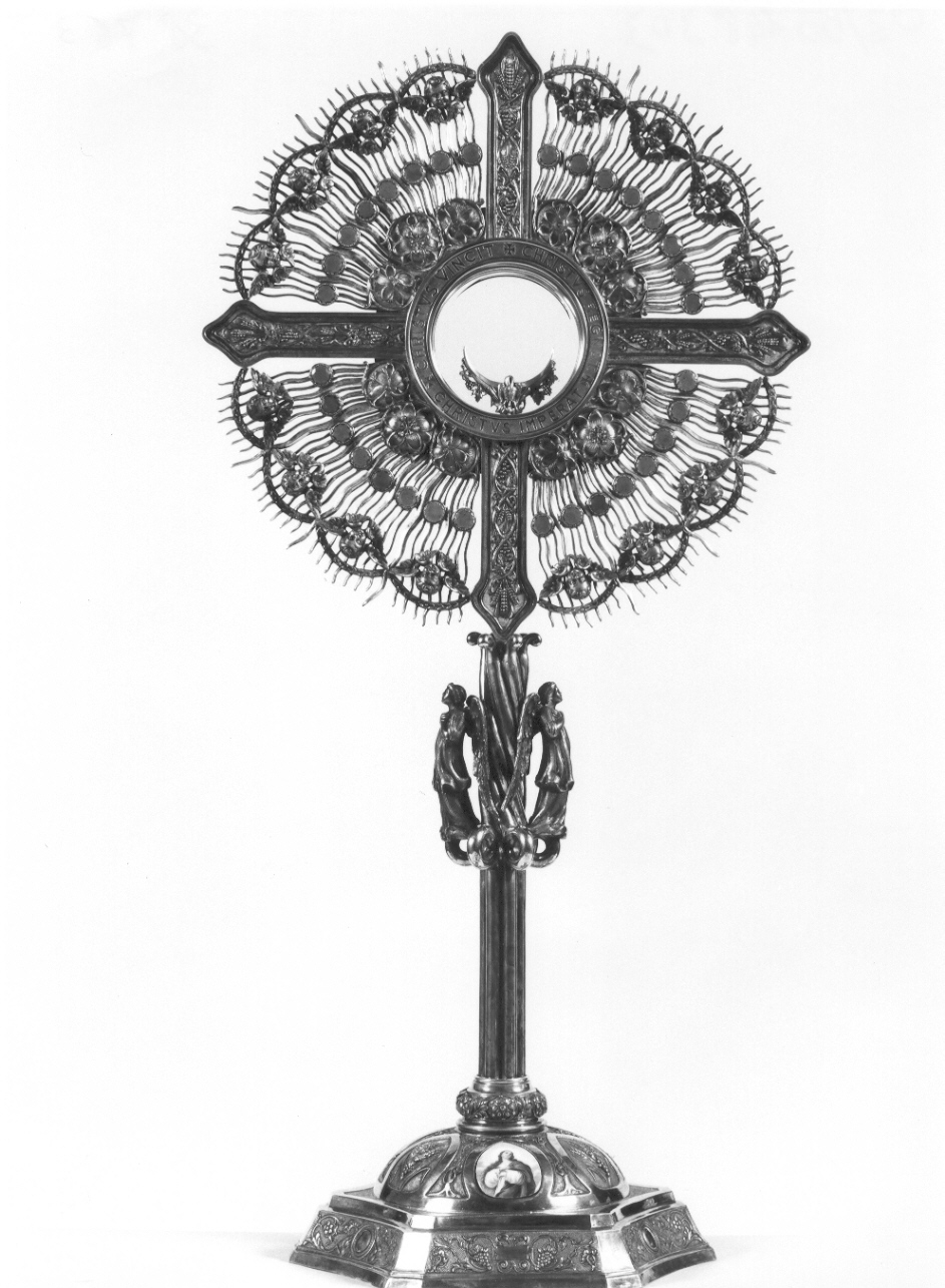 ostensorio - a raggiera, opera isolata - ambito lombardo (secondo quarto sec. XX)