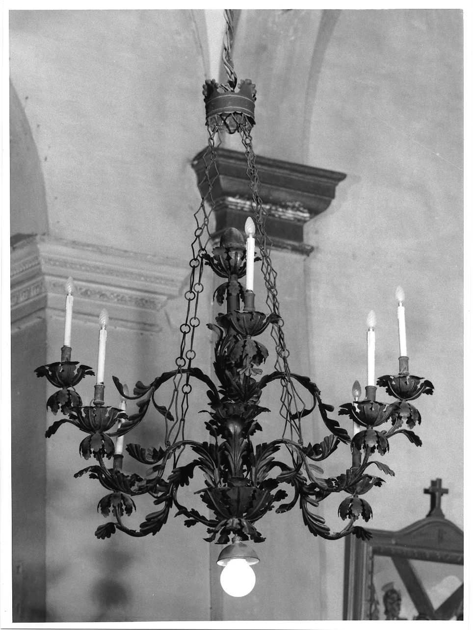 lampadario, serie - ambito lombardo (seconda metà sec. XIX)