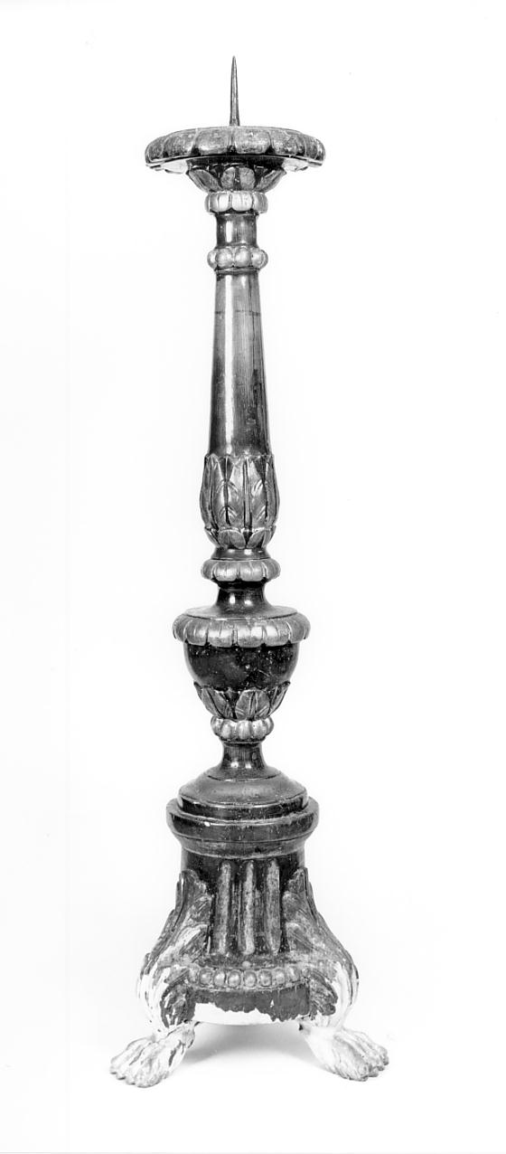 candelabro, opera isolata - ambito cremonese (prima metà sec. XIX)