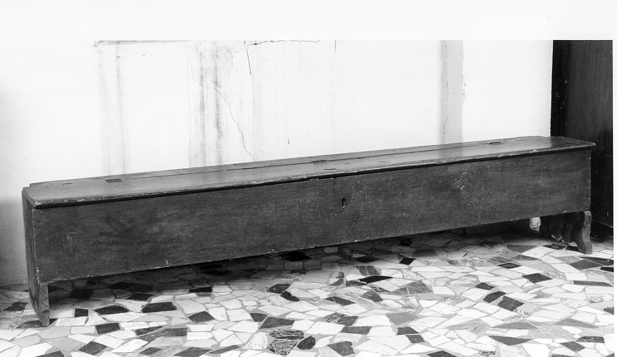 cassapanca, opera isolata - ambito cremonese (sec. XIX)