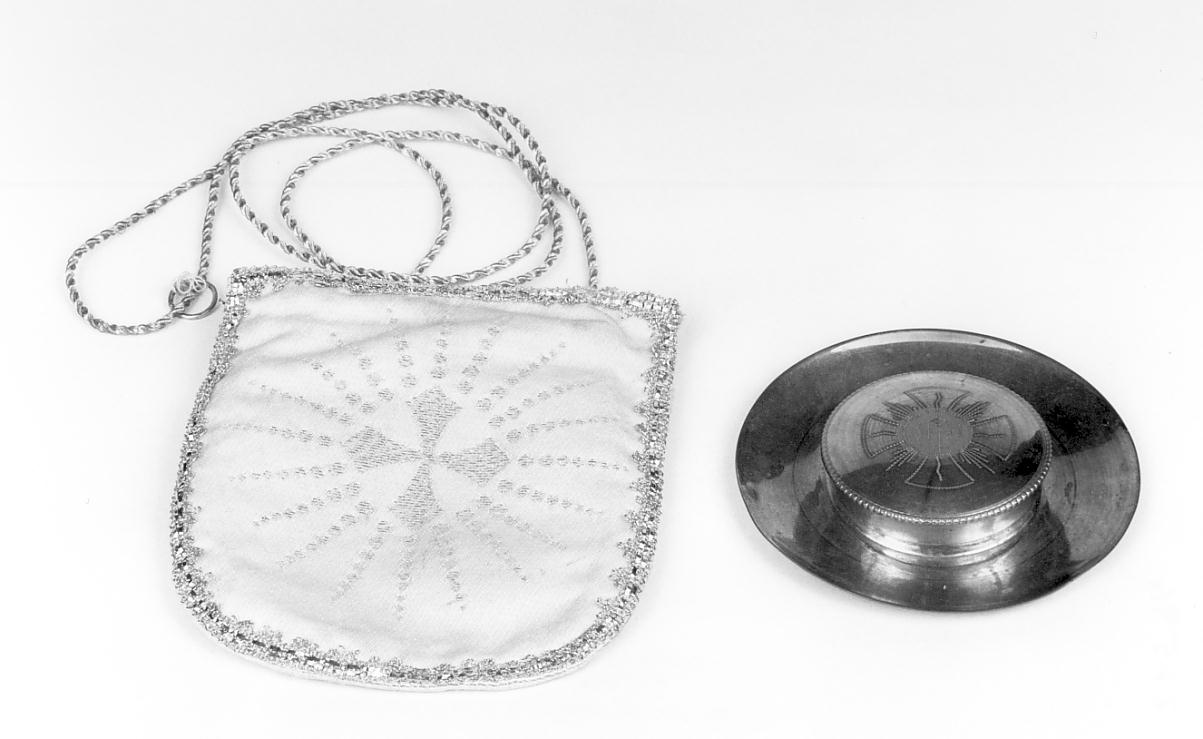 teca eucaristica, opera isolata - produzione lombarda (prima metà sec. XX)