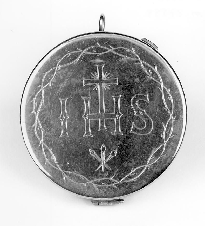 teca eucaristica, opera isolata - produzione lombarda (prima metà sec. XX)