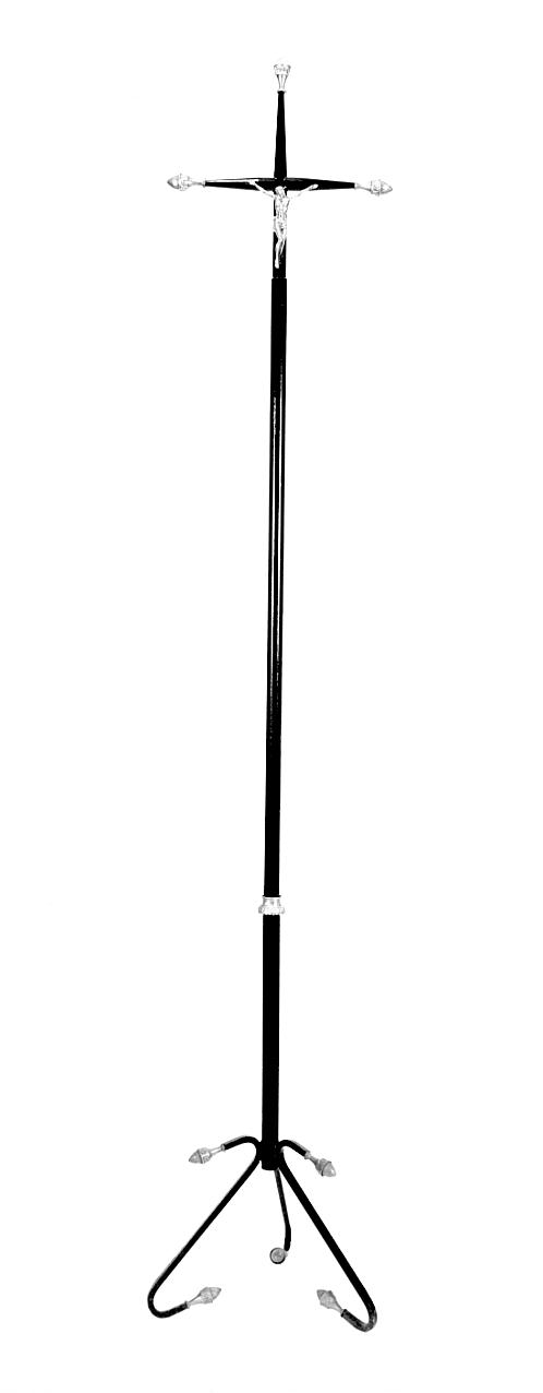 croce tombale, elemento d'insieme - produzione lombarda (seconda metà sec. XIX)