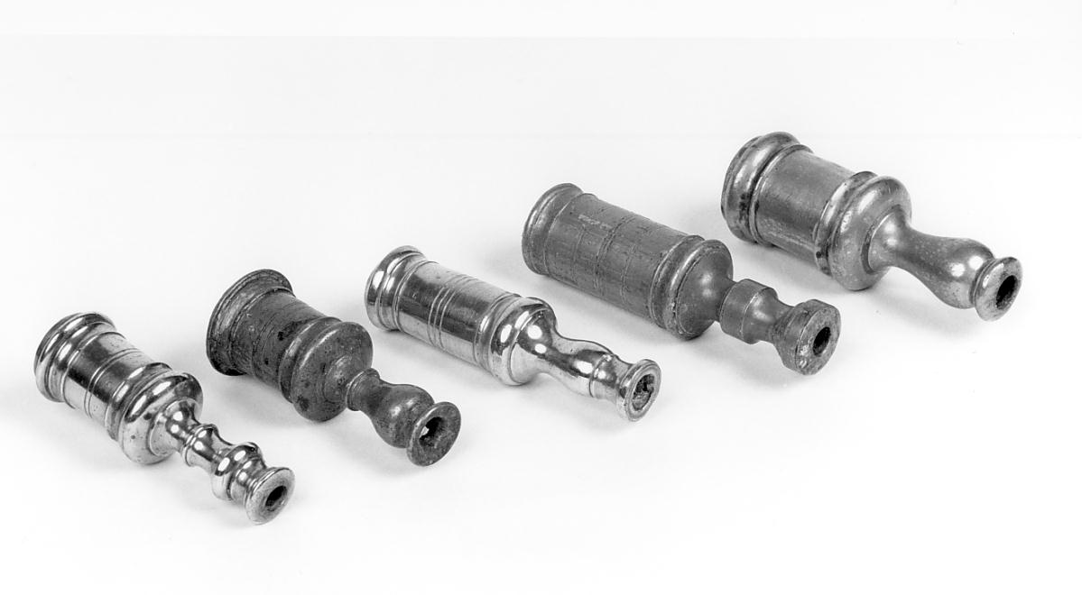 portacandele, serie - produzione lombarda (sec. XIX)