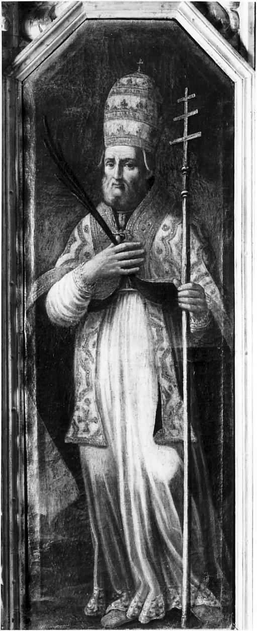 S. Fabiano papa (dipinto, elemento d'insieme) - bottega cremonese (seconda metà sec. XVII)