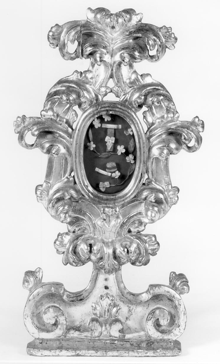 reliquiario - a ostensorio, serie - ambito cremonese (sec. XVIII)