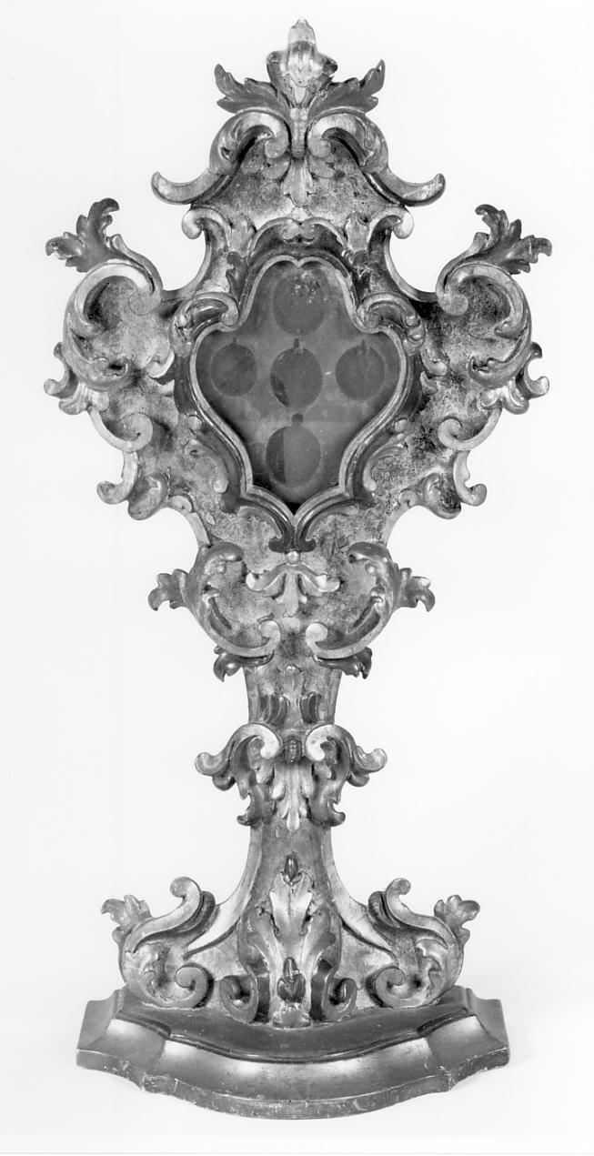 reliquiario - a ostensorio, serie - ambito cremonese (sec. XVIII)