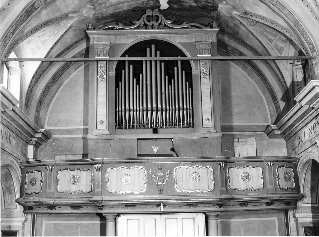 cassa d'organo, opera isolata - manifattura lombarda (seconda metà sec. XIX)