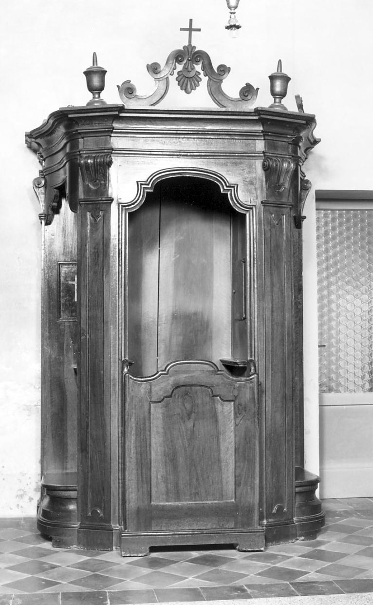 confessionale, serie - manifattura lombarda (prima metà sec. XIX)