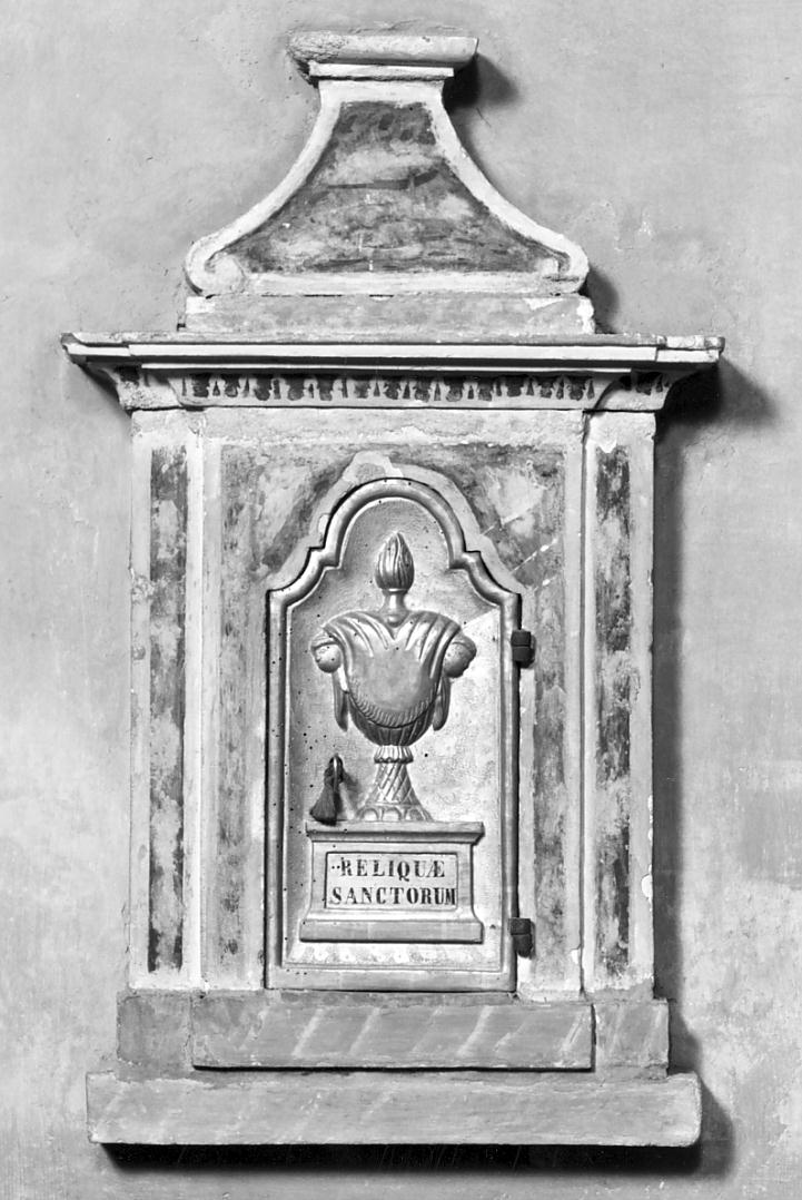 tabernacolo murale, opera isolata - manifattura lombarda (sec. XIX)