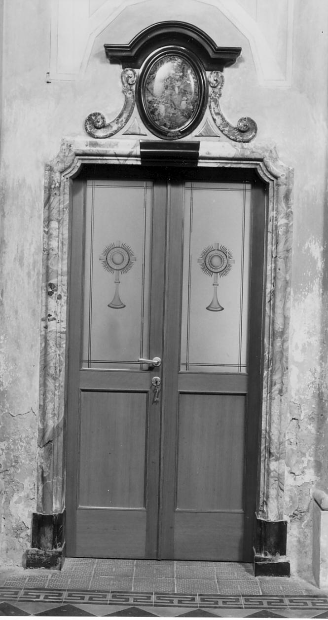 mostra di porta, serie - ambito lombardo (seconda metà sec. XVIII)