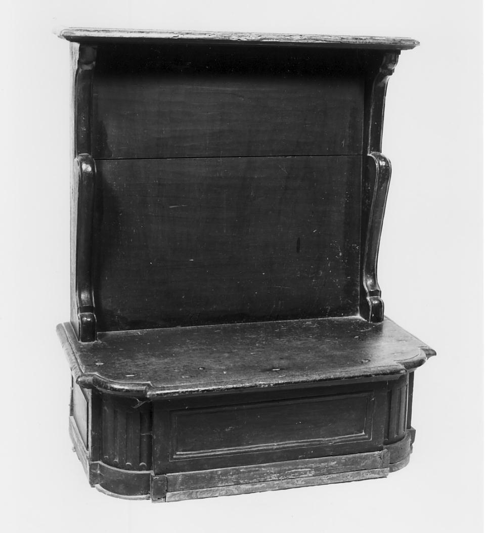inginocchiatoio, opera isolata - ambito lombardo (prima metà sec. XVII)