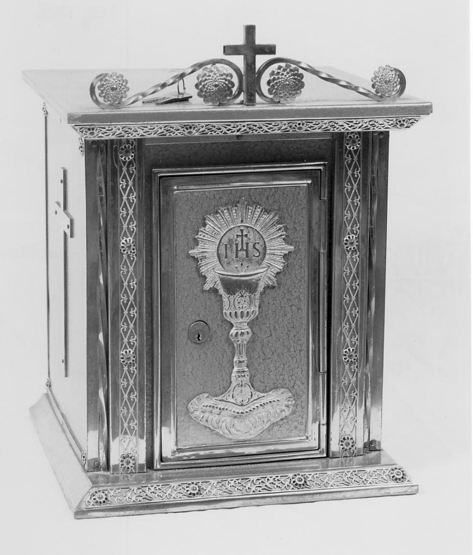 tabernacolo portatile, opera isolata - manifattura lombarda (primo quarto sec. XX)