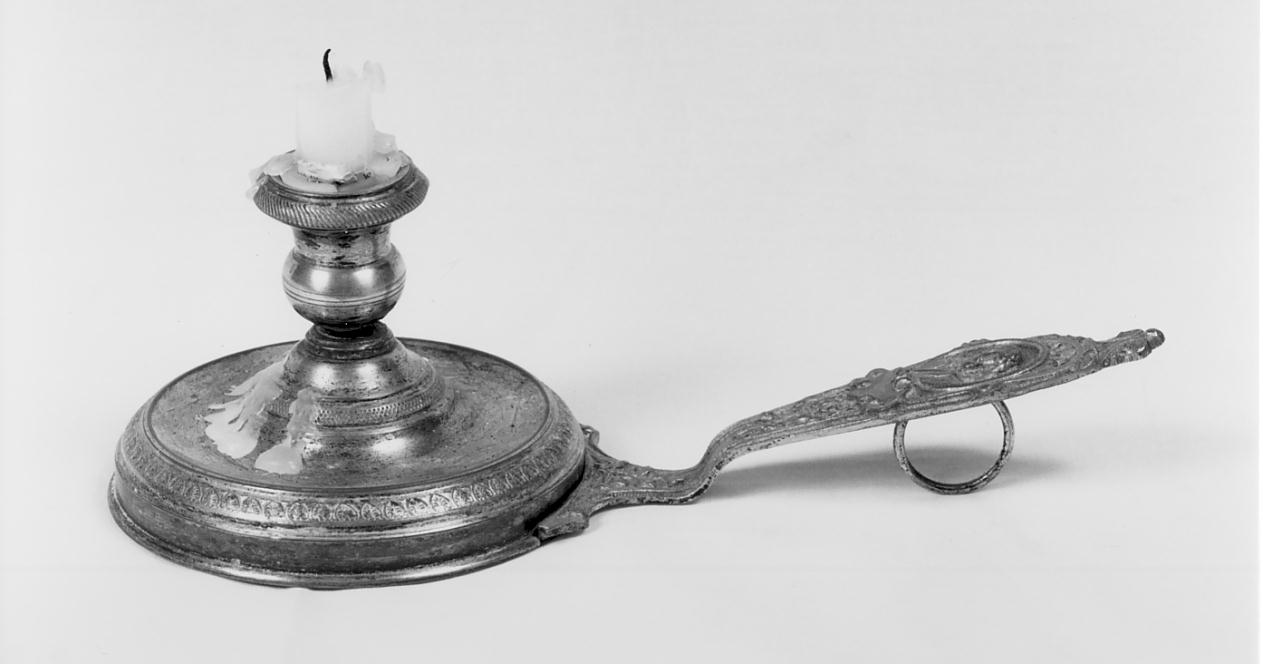 palmatoria, opera isolata - manifattura lombarda (seconda metà sec. XIX)