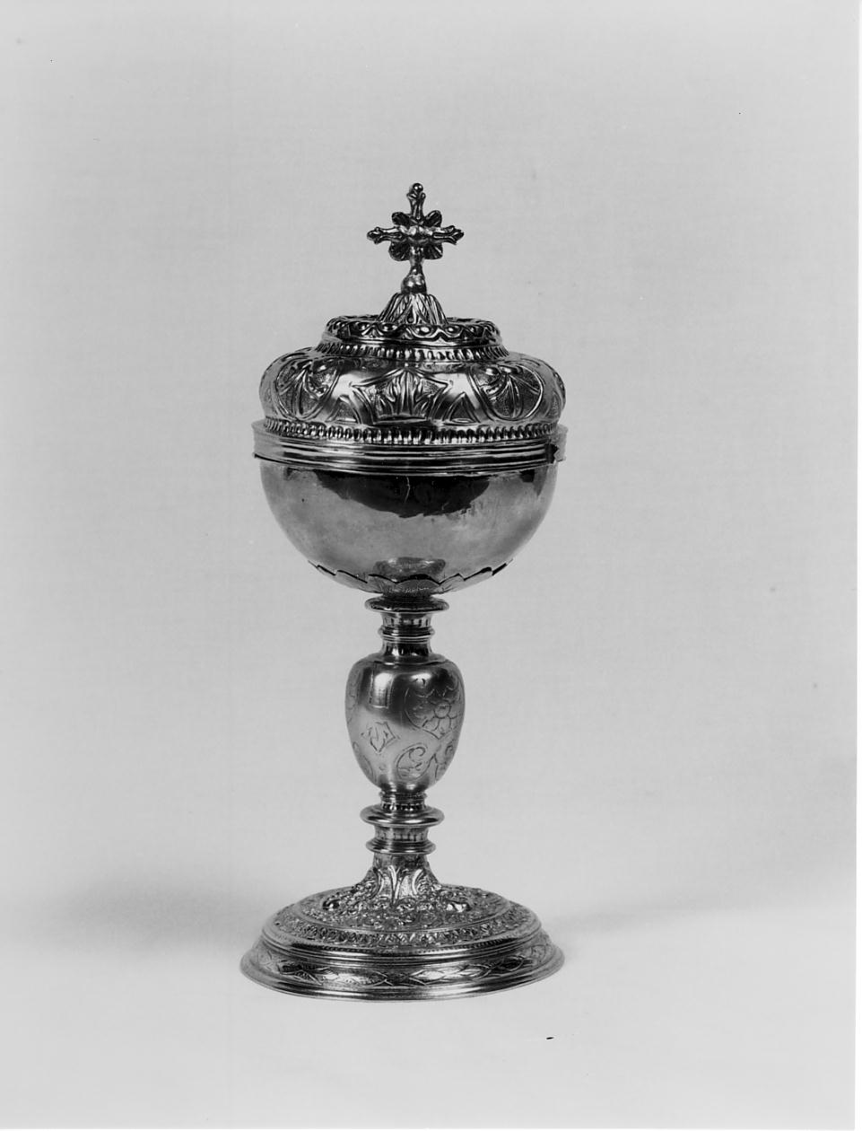 pisside, opera isolata - manifattura lombarda (sec. XVII)