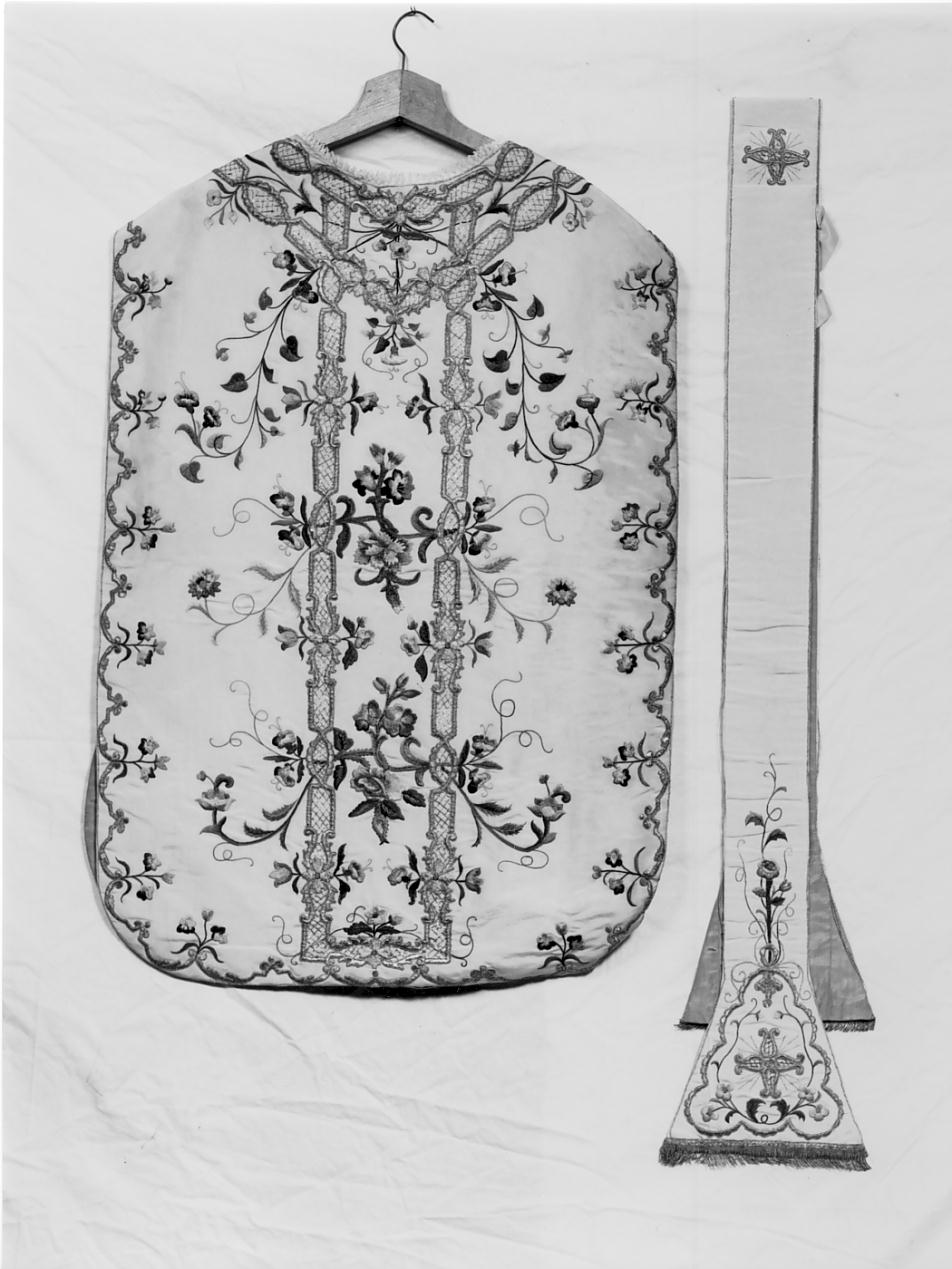 motivi decorativi vegetali (paramento liturgico, insieme) - manifattura lombarda (fine/inizio secc. XVIII/ XIX)