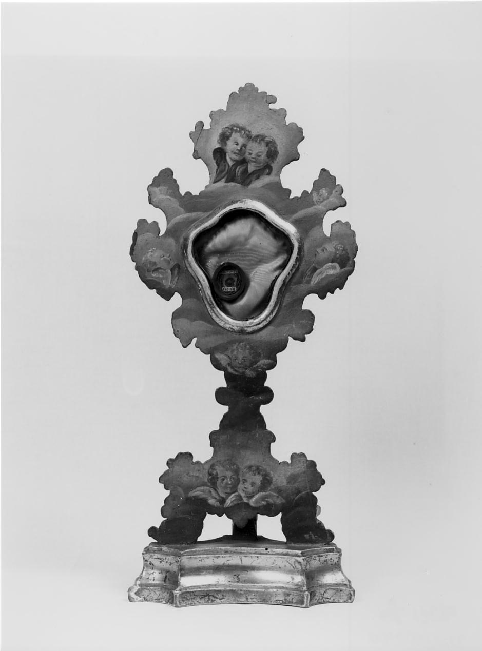 reliquiario - a ostensorio, opera isolata - manifattura lombarda (seconda metà sec. XIX)