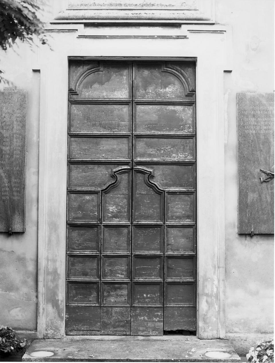 porta, opera isolata - manifattura lombarda (ultimo quarto sec. XVIII)