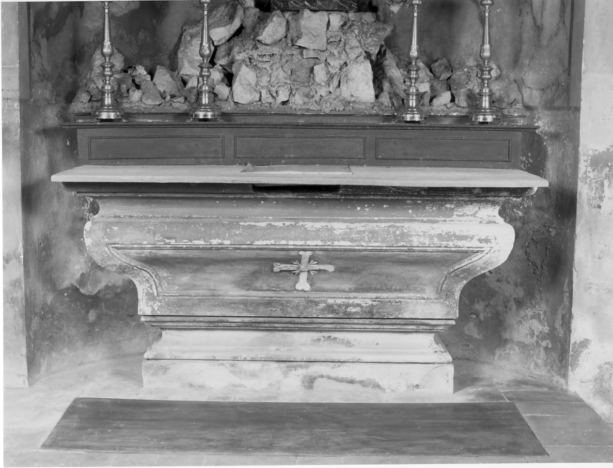 altare - a mensa, opera isolata - manifattura lombarda (seconda metà sec. XIX)