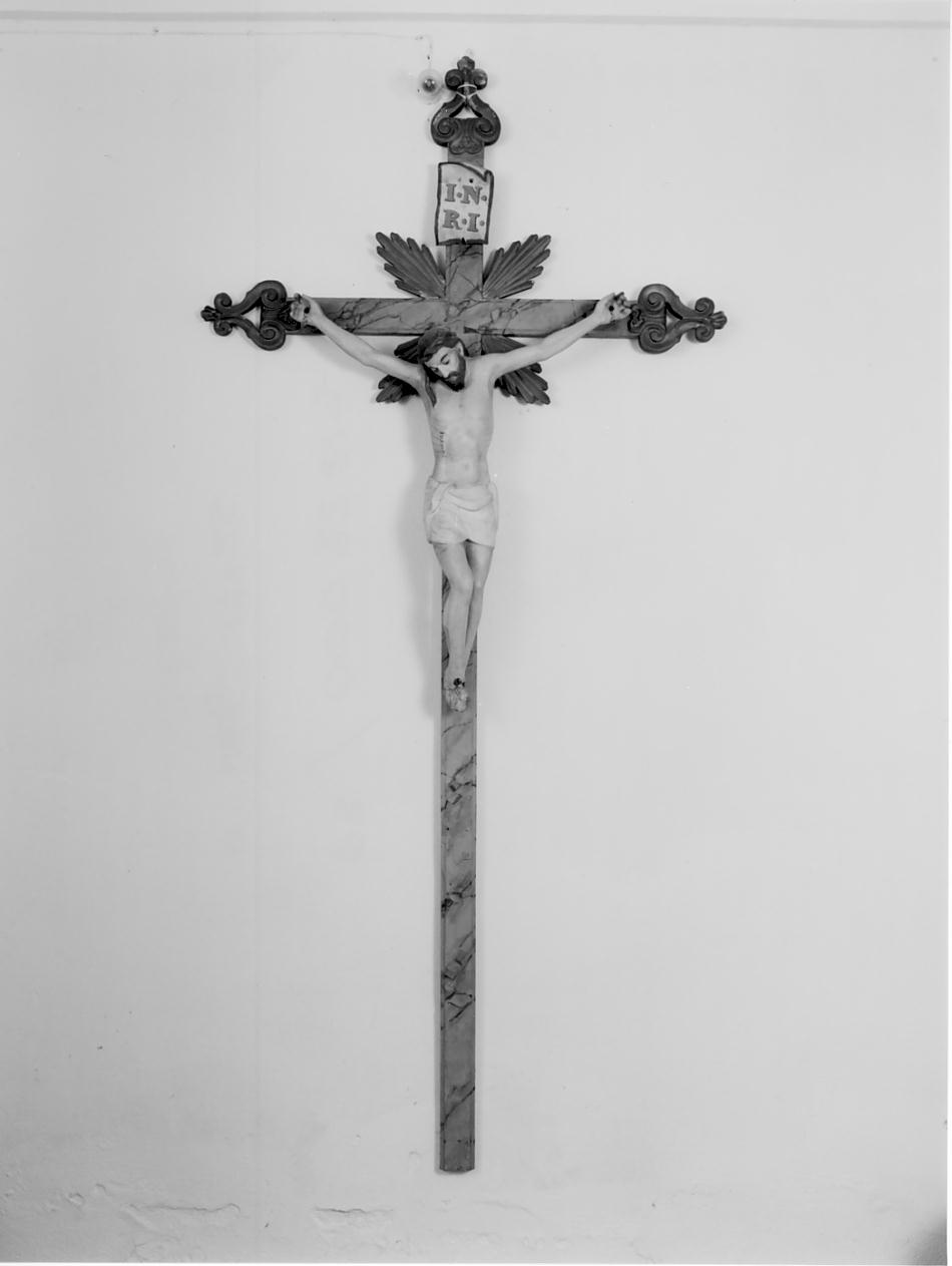 crocifisso, opera isolata - manifattura lombarda (seconda metà sec. XIX)