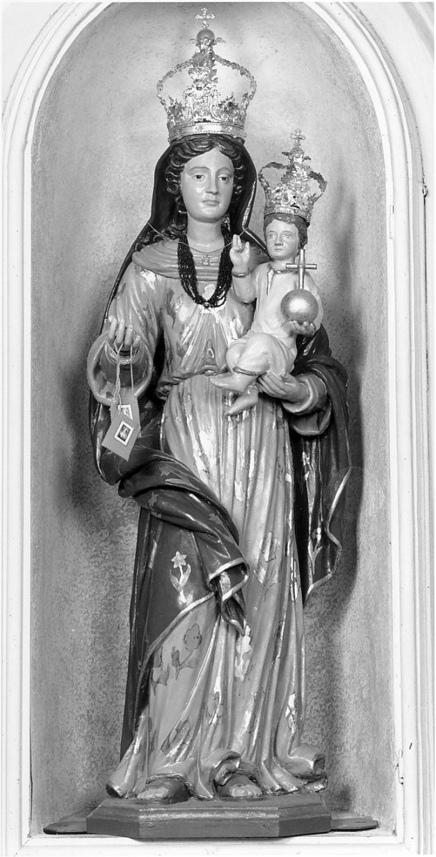 Madonna del Carmelo (statua, opera isolata) - ambito cremonese (sec. XIX)
