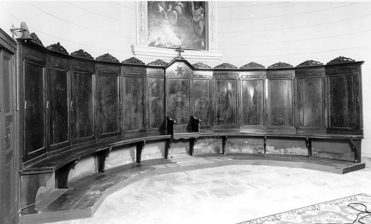 stalli del coro, insieme - ambito cremonese (sec. XIX)