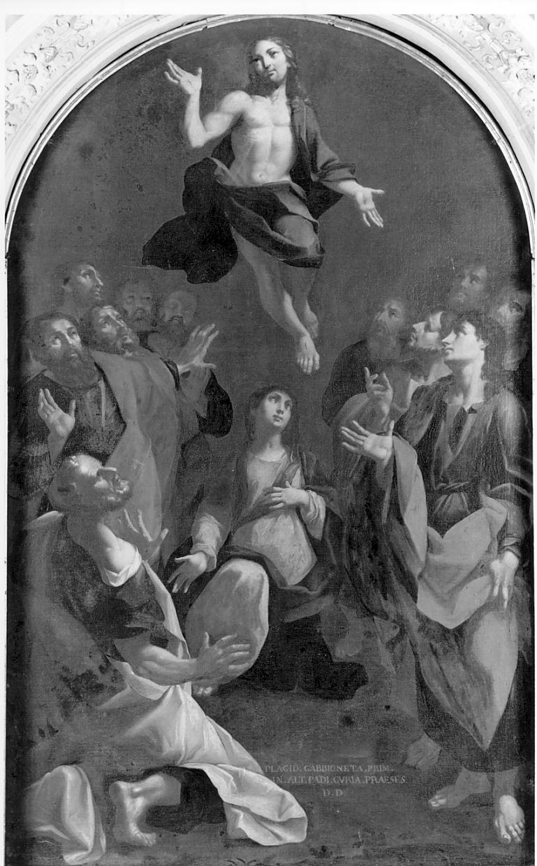 ascensione di Cristo (dipinto, elemento d'insieme) di Ghislina Marcantonio (sec. XVIII)