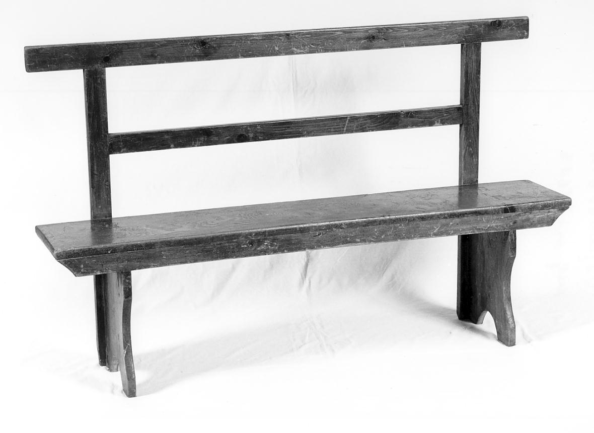 banco da chiesa, serie - ambito cremonese (seconda metà sec. XIX)