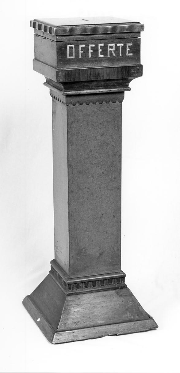 cassetta per elemosine, opera isolata - ambito cremonese (prima metà sec. XX)