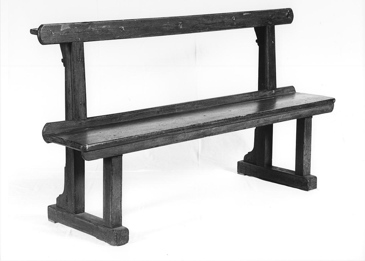 banco da chiesa, serie - ambito cremonese (seconda metà sec. XIX)