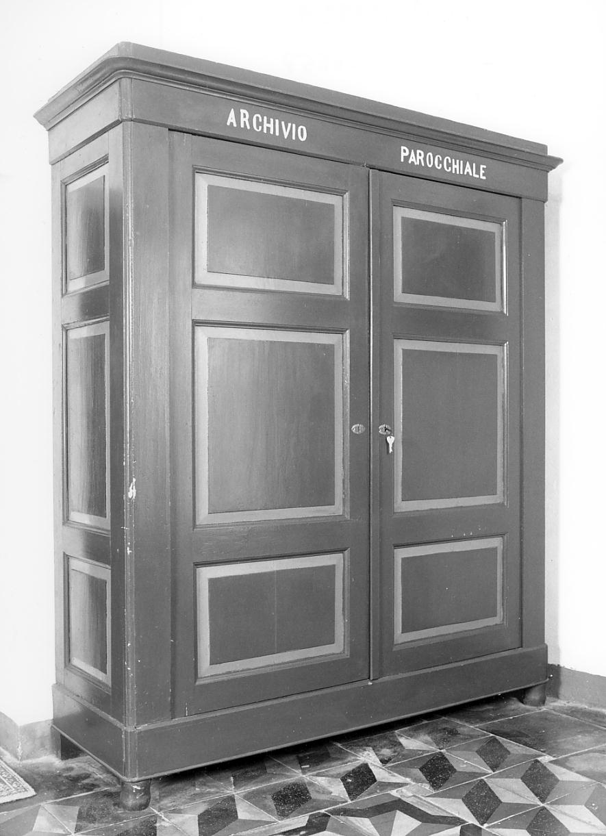 armadio, opera isolata - ambito cremonese (seconda metà sec. XIX)
