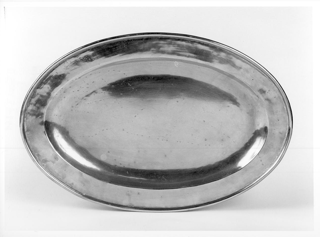 vassoio, opera isolata - produzione lombarda (sec. XIX)