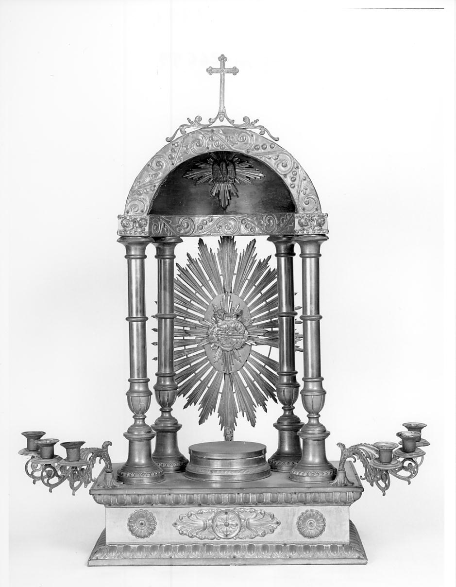 tronetto per esposizione eucaristica, opera isolata - ambito cremonese (sec. XX)