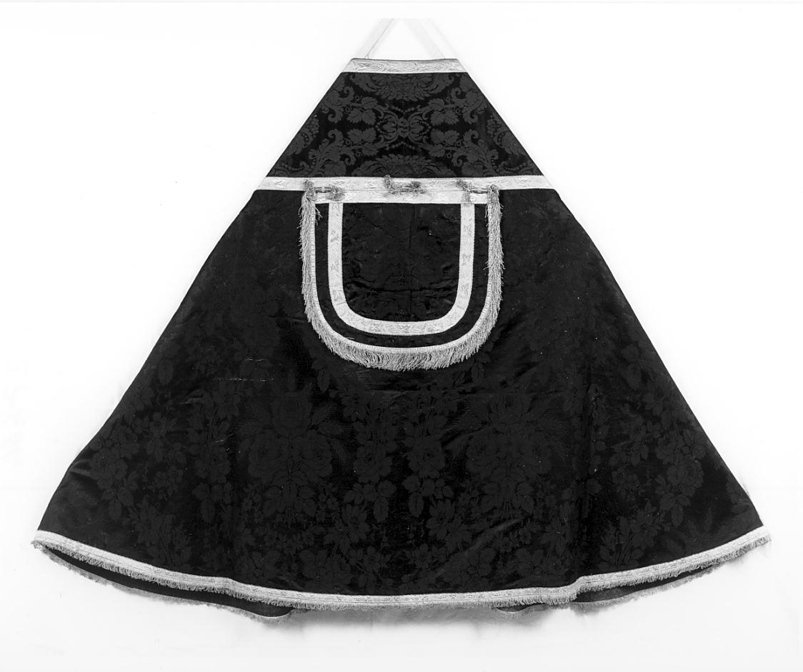 motivi decorativi vegetali (piviale, opera isolata) - manifattura lombarda (prima metà sec. XX)