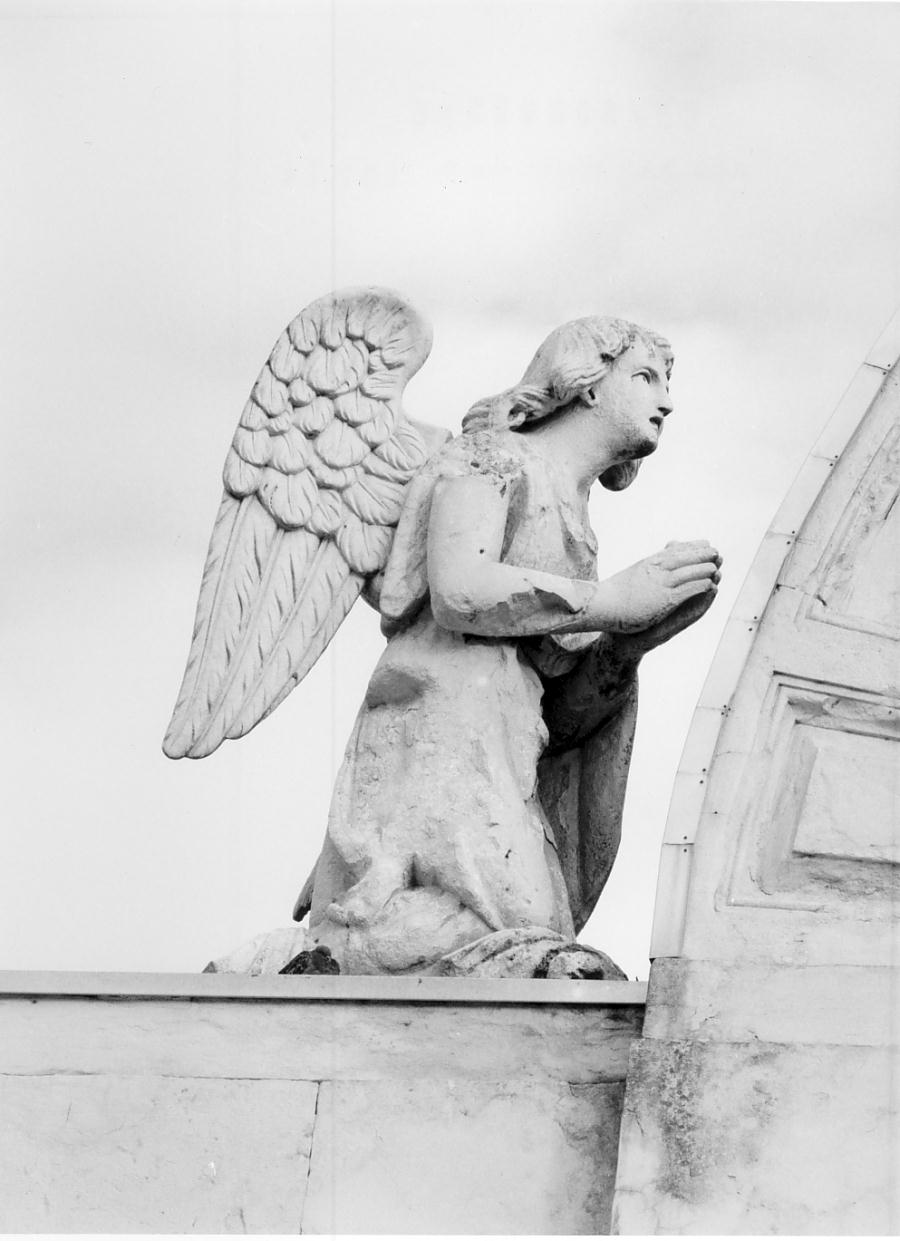 angelo (statua, serie) - manifattura lombarda (ultimo quarto sec. XIX)
