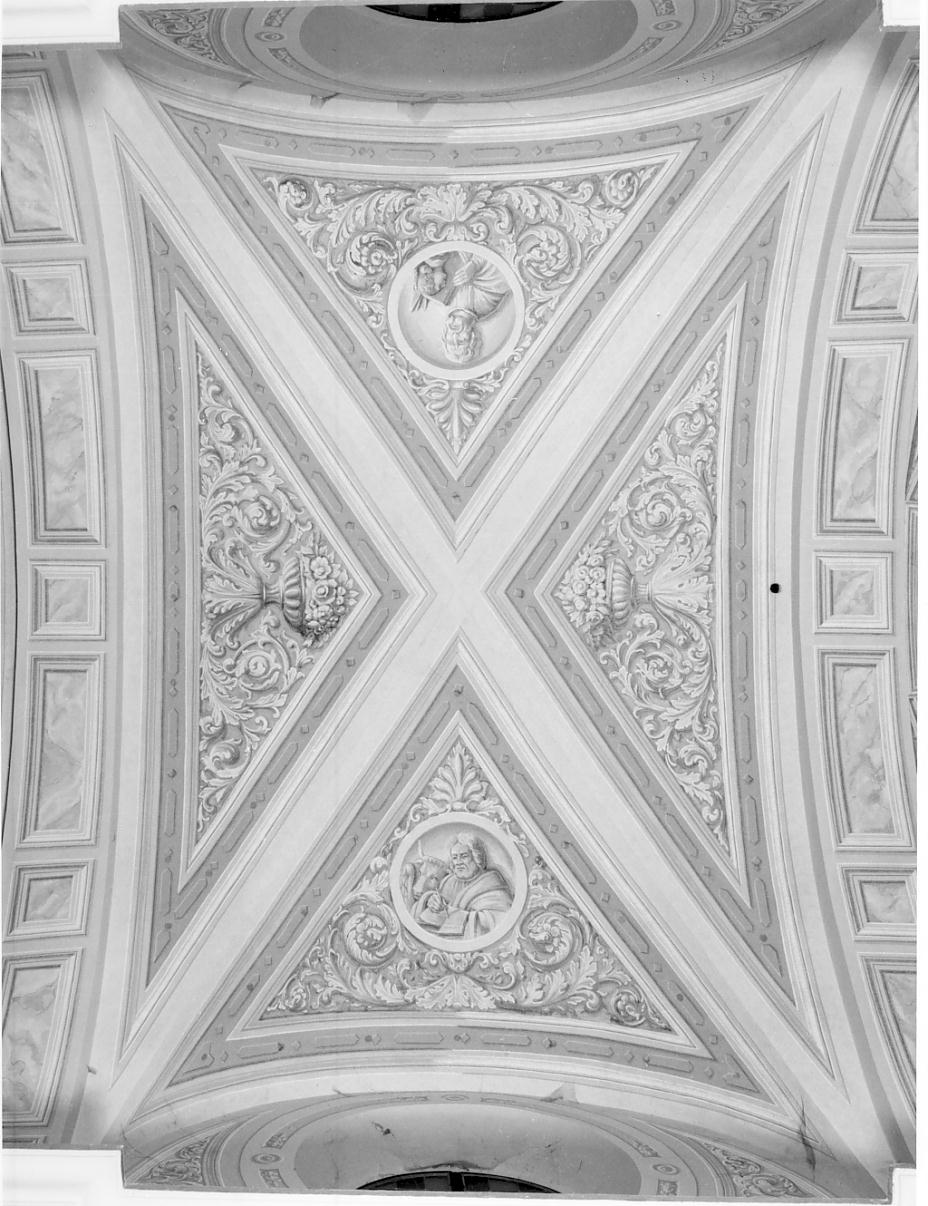 quattro evangelisti (decorazione pittorica, elemento d'insieme) di Marchetti Vincenzo (ultimo quarto sec. XIX)