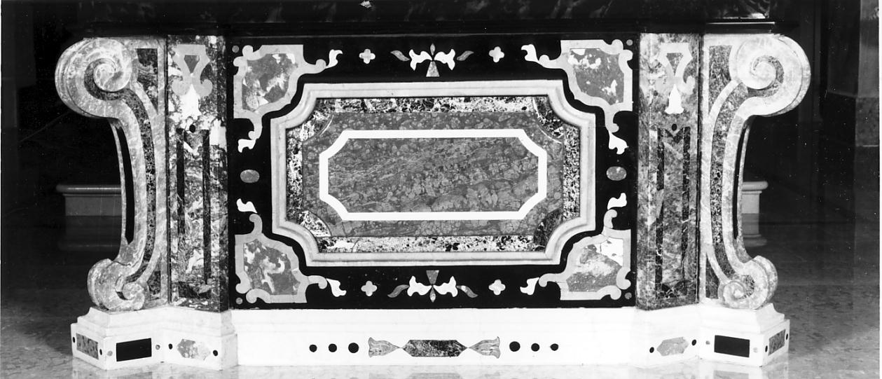 altare - a mensa, elemento d'insieme - manifattura lombarda (seconda metà sec. XVIII)