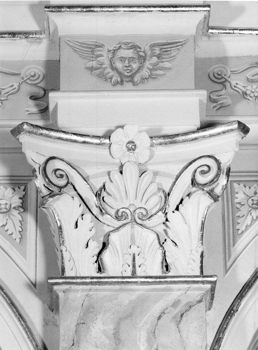 capitello composito, serie - manifattura lombarda (ultimo quarto sec. XIX)