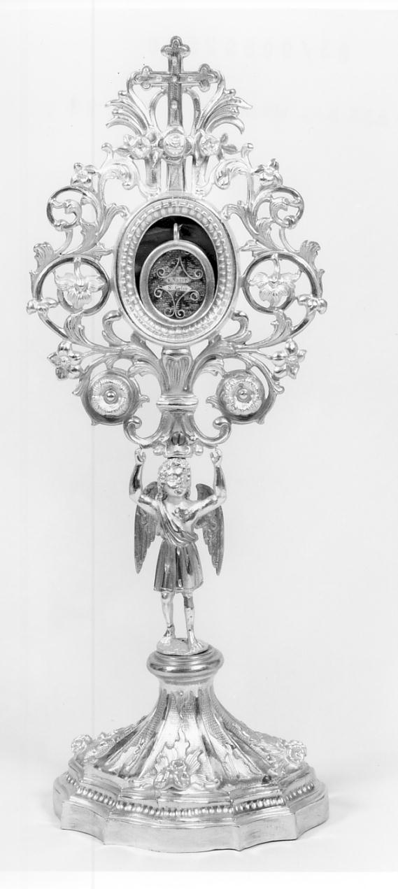 reliquiario - a ostensorio, opera isolata di Quaini Ludovico (seconda metà sec. XIX)