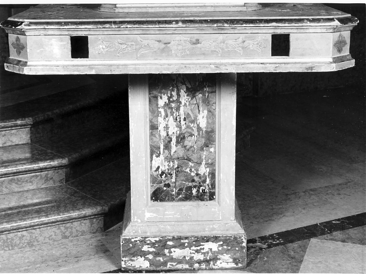 base processionale, opera isolata - manifattura cremonese (seconda metà sec. XIX)