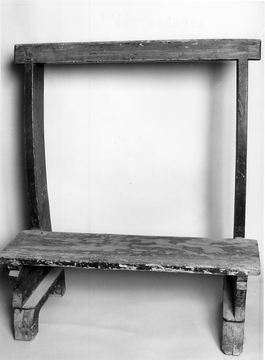 inginocchiatoio, opera isolata - manifattura cremonese (primo quarto sec. XX)