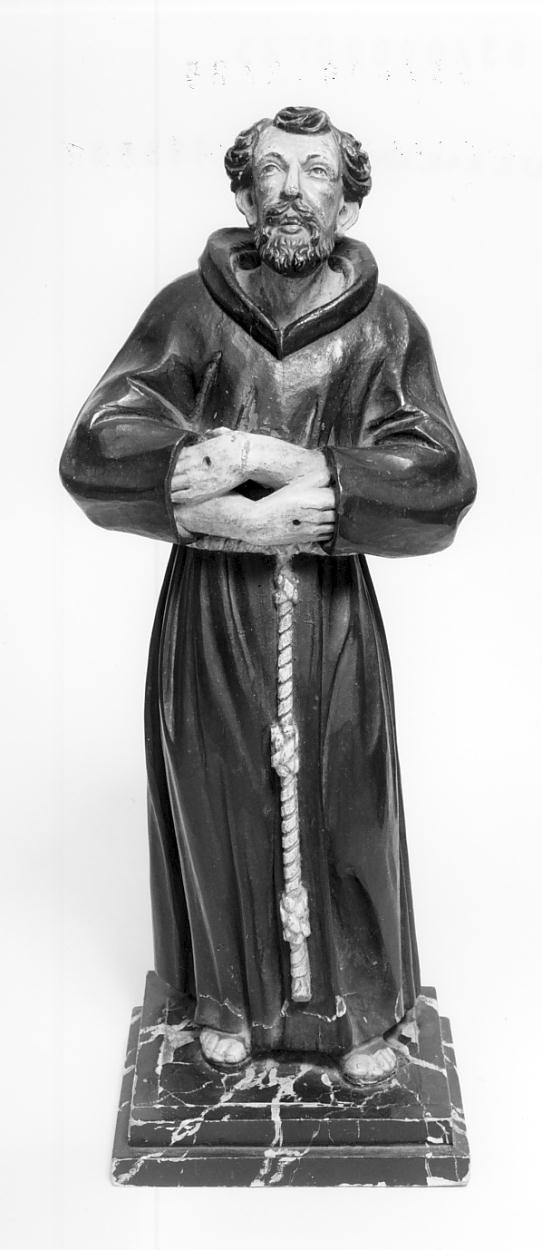 San Francesco (statua, opera isolata) - manifattura lombarda (prima metà sec. XIX)