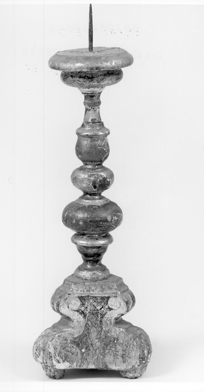 candeliere, serie - manifattura lombarda (seconda metà sec. XVIII)