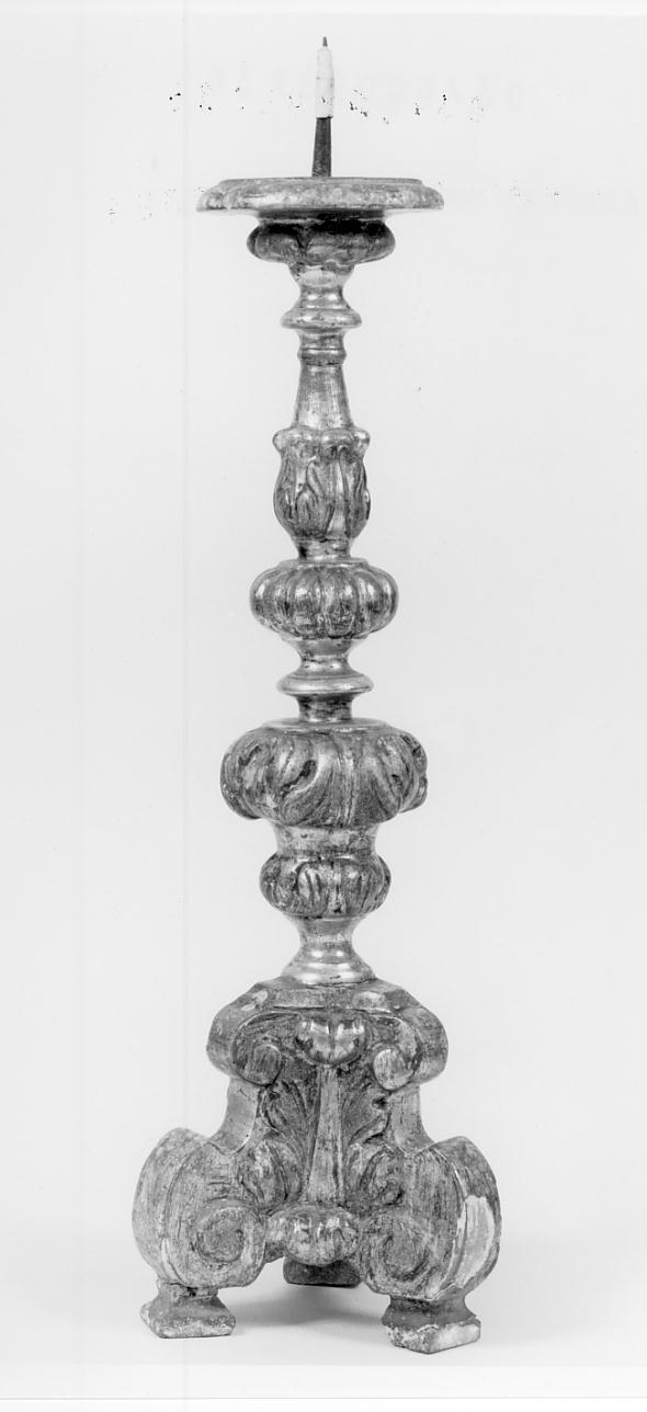 candeliere, serie - manifattura lombarda (seconda metà sec. XVIII)