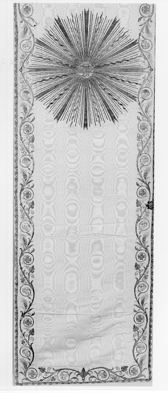 velo omerale, opera isolata - manifattura lombarda (fine/inizio secc. XIX/ XX)