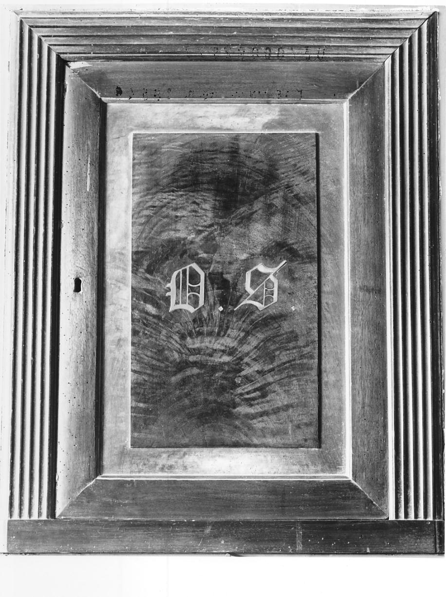 anta di armadietto per oli santi, serie - ambito cremonese (seconda metà sec. XIX)