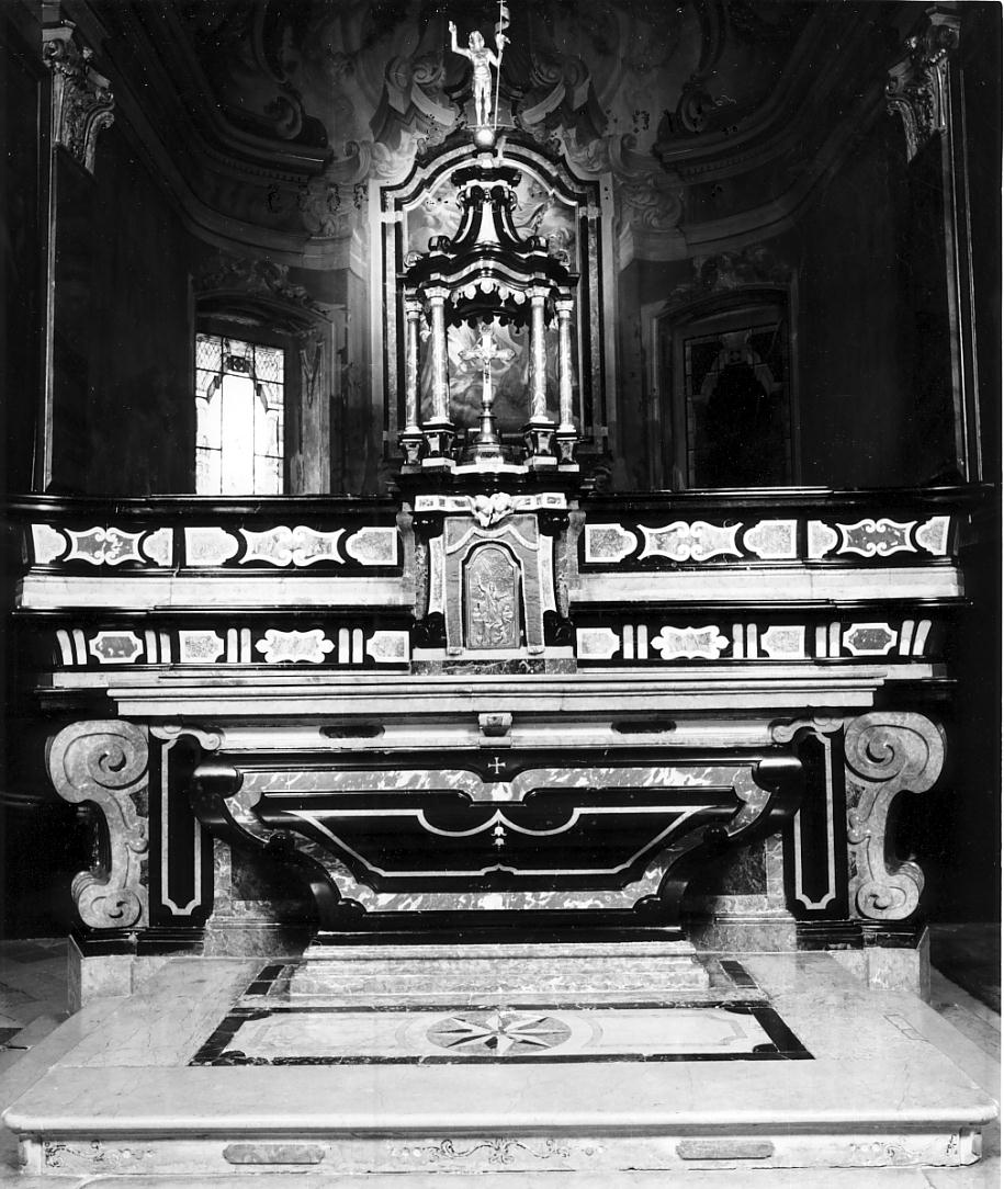 altare maggiore, insieme - produzione cremonese (sec. XIX)