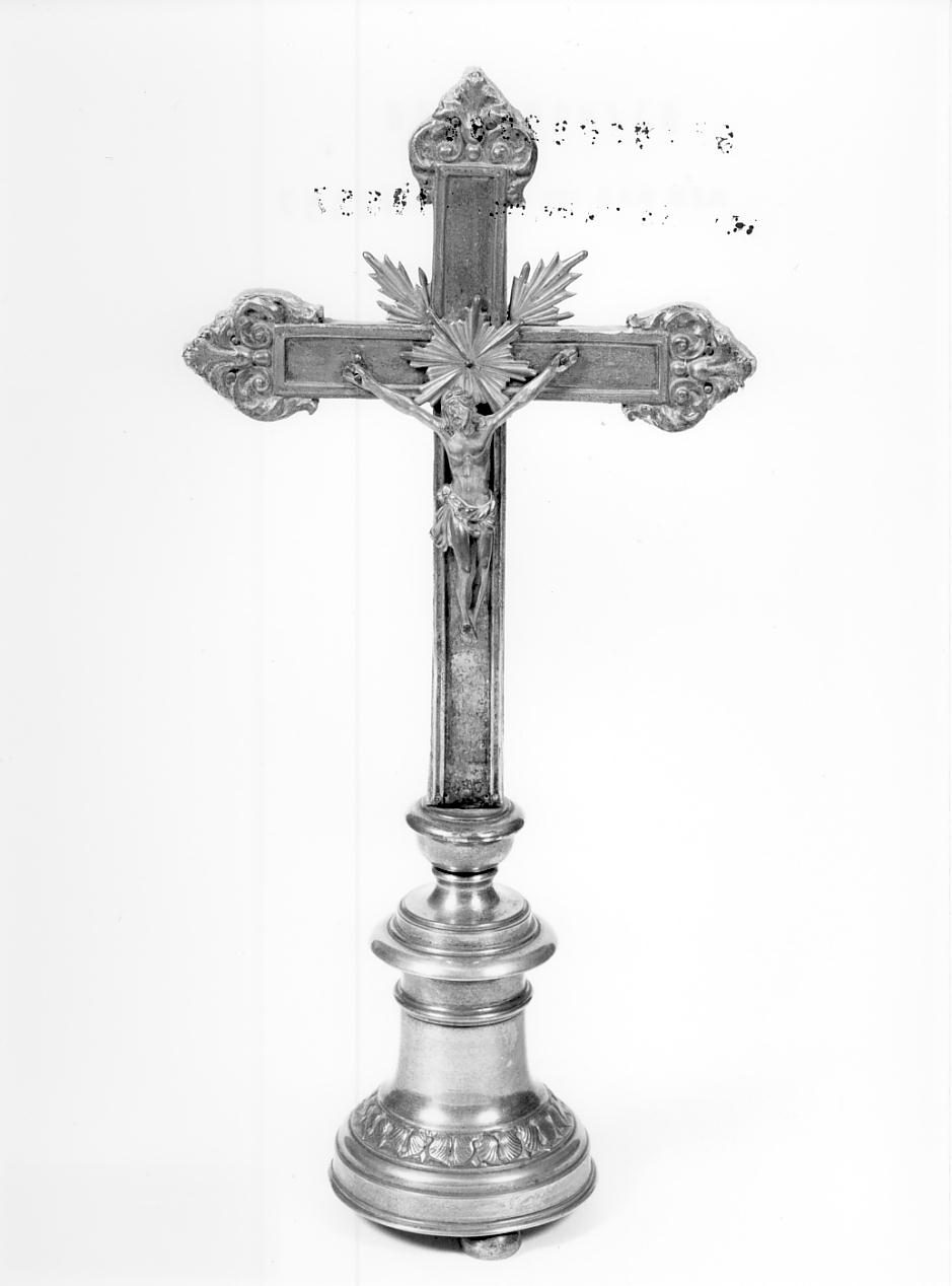 croce d'altare, opera isolata - ambito cremonese (prima metà sec. XIX)